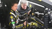 Tanner Foust (l.), James May