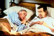 "Immer noch ein seltsames Paar" Der Feind in meinem Bett. Felix (Jack Lemmon) kann nicht glauben, dass er seine Schlafstatt mit Oscar (Walter Matthau) teilen muss. SENDUNG: ORF1, DI, 21.05.2002, 21:50 UHR. - Veroeffentlichung fuer Pressezwecke honorarfrei ausschliesslich im Zusammenhang mit oben genannter Sendung des ORF bei Urhebernennung. Foto:ORF/-. Andere Verwendung honorarpflichtig und nur nach schriftlicher Genehmigung der Abteilung ORF/GOEK-Photographie. Copyright:ORF-PHOTOGRAPHIE, Wuerzburggasse 30, A-1136 Wien, Tel. +43-(0)1-87878-14383.