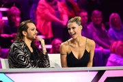 Riccardo Simonetti (l.); Michelle Hunziker (r.)