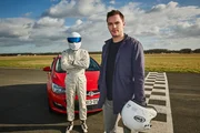 Picture Shows: The Stig & Nicholas Hoult.