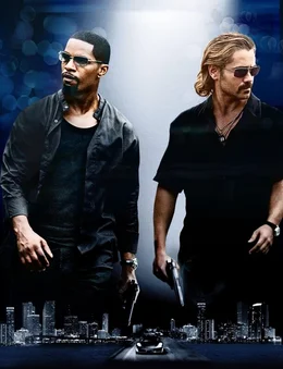 Ein schwieriger und gef&auml;hrlicher Einsatz steht den beiden Drogenfahndern "Sonny" Crockett (Colin Farrell, r.) und Ricardo Tubbs (Jamie Foxx, l.) bevor ...