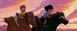 (L-R): Jimmy Pesto Jr., Tina Belcher