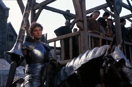 Ein vermeintlich unschlagbarer Rivale, sowohl auf dem Kampffeld als auch in der Liebe: Count Adhemar von Anjou (Rufus Sewell) ...
