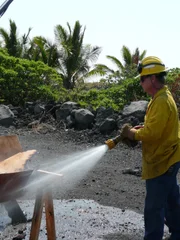 Fire Department put out fire Fire Department put out fire