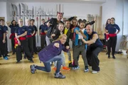 Die TanzAlarm-Crew ist heute in einer Kung-Fu-Schule.