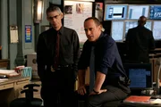 Pictured: (l-r) Richard Belzer as Det. John Munch, Christopher Meloni as Det. Elliot Stabler