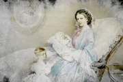 Sisi als liebevolle Mutter: Diese Art von Darstellung ist &uuml;berwiegend fiktiv.