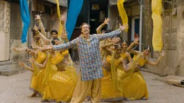 Tobi beim Bollywood-Tanz.