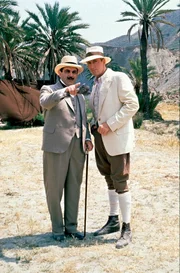 Hercule Poirot (David Suchet, l) und Captain Hastings (Hugh Fraser)