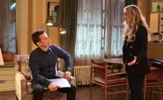 Jamie Reagan (Will Estes, l.); Eddie Reagan (Vanessa Ray, r.)