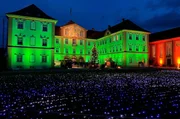 Weihnachtsstimmung am Bodensee: Christmas Garden auf der Insel Mainau. Weihnachtsstimmung am Bodensee: Christmas Garden auf der Insel Mainau.