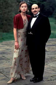 Lydia Lee (Catherine Rabett) und Poirot (David Suchet)