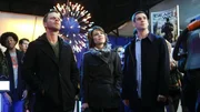 (v.l.): Det. Danny Messer (Carmine Giovinazzo), Det. Lindsay Monroe (Anna Belknap) und Det. Don Flack (Eddie Cahill)