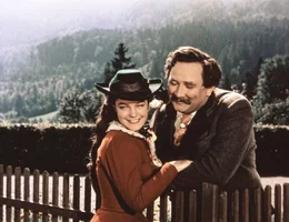 Romy Schneider als Sissi, Gustav Knuth als Duke Max in Bavaria