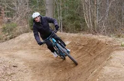 Fabian Sommer beim Praxistest zum Thema Reifenabrieb im Bikepark Ochsenkopf, Fichtelgebirge