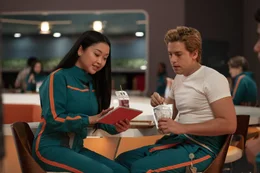 l-r: Sophie (Lana Condor), Walt (Cole Sprouse)