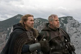 (Left to right.) Nicolas Cage and Ron Perlman star in Relativity MediaŐs SEASON OF THE WITCH. Season of the Witch_HP_Nicolas Cage Ron Perlman