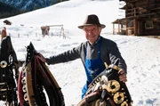 Italien - Winter in S&uuml;dtirol: Enrico Nagler vom Maso Runch Hof in Abtei sch&auml;tzt das Althergebrachte.