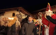 Marcus Fahn beim Krampuslauf in Reit im Winkl.