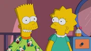 Als sich Homer beim Einkaufen f&uuml;r eine neue Milchmarke entscheidet, kommen Lisa (r.) und Bart (l.) vorzeitig in die Pubert&auml;t, da diese voller Hormone ist ...