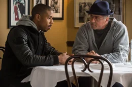L-R: Adonis Johnson (Michael B. Jordan) und Rocky Balboa (Sylvester Stallone)