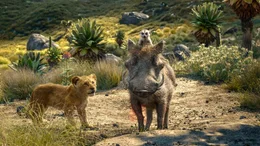 (v.l.n.r.) Simba; Timon (oben); Pumbaa (unten)