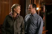(l-r) Connie Nielsen as Detective Dani Beck, Christopher Meloni as Det. Elliot Stabler (l-r) Connie Nielsen as Detective Dani Beck, Christopher Meloni as Det. Elliot Stabler