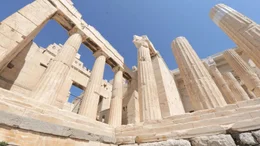Nahaufnahme des Parthenon