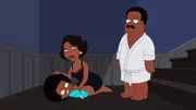 L-R: Rallo Tubbs, Donna Tubbs-Brown, Cleveland Brown
