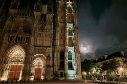 Die Kathedrale von Rouen, Hauptstadt der Normandie.