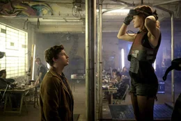 Parzival (Tye Sheridan), Art3mis (Olivia Cooke)