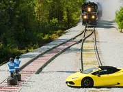 A scene from the "Trolley Problem" challenge.