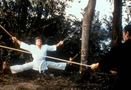 Frank Dux (Jean-Claude Van Damme, l.), Senzo Tanaka (Roy Chiao, r.)