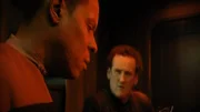 Benjamin 'Ben' Sisko (Avery Brooks) und Miles O'Brien (Colm Meaney)
