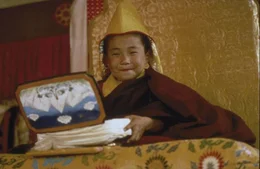 Mit der Zeit stellt sich heraus, dass auch der junge Dalai Lama (Jamyang Wangchuk) an den seltsamen Fremden interessiert ist und beginnt langsam &uuml;ber Mittler mit Harrer Kontakt kn&uuml;pfen. Eines Tages setzt sich der junge Gottk&ouml;nig &uuml;ber alle Konventionen hinweg und ruft Harrer pers&ouml;nlich zu sich. Es beginnt eine lange, freundschaftliche Beziehung zwischen dem &ouml;sterreichischen Fl&uuml;chtling und dem jungen, wissbegierigen Herrscher ...