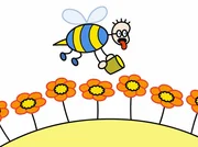 Eines Tages denkt TOM an ein leckeres Erdbeermarmeladenbrot mit Honig. Nur der Honig fehlt noch. Die Bienen freuen sich über den fleißigen Helfer und ehe sich TOM versieht, ist er ganz schlapp vom Nektar sammeln.