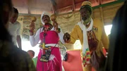 In einem Tempel in den Blue Mountains feiern Anh&auml;nger der Rastafari Religion den Sabbat.