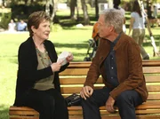 Glen (Richard Chamberlain, r.) macht Lynette und Stella (Polly Bergen, l.) den Vorschlag, dass Stella zu ihm ziehen k&ouml;nnte, da er sich seit dem Tod seines Lebensgef&auml;hrten einsam f&uuml;hlt.