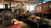 Neben der Dampflok CP 033 lagert in Lagos ein historischer Direktionswagen der portugiesischen Eisenbahngesellschaft.