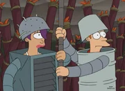 Leela (l.); Fry (r.) Leela (l.); Fry (r.)