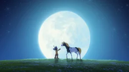 Yakari und Mustang Kleiner Donner sind beste Freunde geworden.