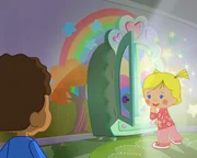 Zo&eacute;s Zauberschrank steckt voller unglaublicher Kost&uuml;me, mit denen sich Zo&eacute; und ihre Freunde verkleiden.