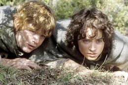 L-R: Sam (Sean Astin) und Frodo (Elijah Wood)