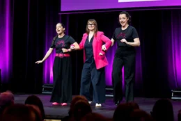 v.li.: Caroline Athanasiadis, Michaela Riedl-Schlosser, Gudrun Nikodem-Eichenhardt.
