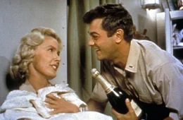 Barbara (Dina Merrill, l.); Evans (Tony Curtis, r.)
