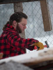 Gabe Brown braves the elements working to establish North Star Ranch