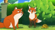 Schildkr&ouml;te T&ouml;rtel und F&uuml;chsin Wendy wissen genau: Ihr Freund Iwo ist kein Hund. Daf&uuml;r gibt sich der schlaue Fuchs allerdings aus, um so an das Futter zu gelangen.