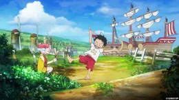 L-R: Uta, Luffy