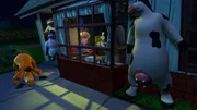 Auf diesem Bauernhof ticken die Uhren anders - zumindest in der Nacht, wenn der Farmer schl&auml;ft. Denn dann ist Partytime f&uuml;r Otis (r.) und seine tierischen Freunde ...