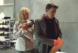 L-R: Rachel Porter (Uma Thurman) und Michael Jennings (Ben Affleck)